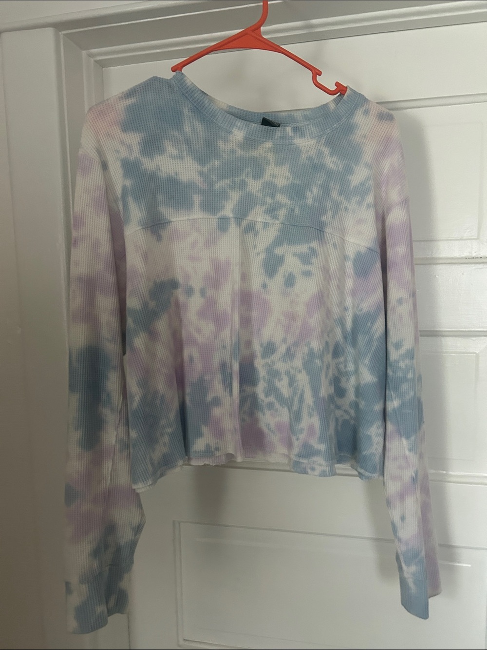 wild fable Tie-Dye Long Sleeve Tee in Blue & Lavender